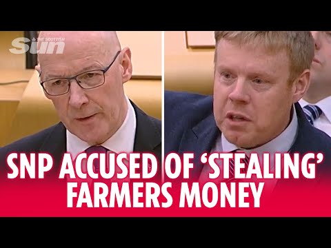 SNP 'stealing' farmers money hits a nerve with John Swinney as he gives angry reply