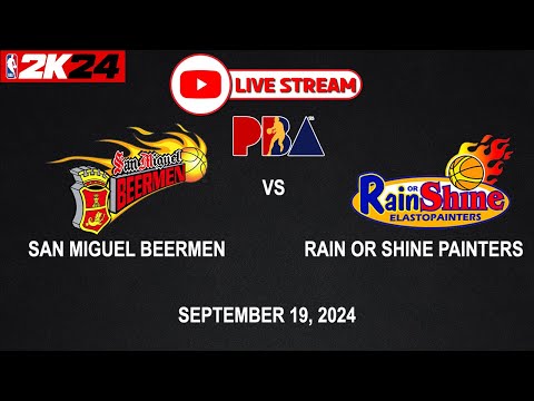 LIVE NOW! SAN MIGUEL BEERMEN vs RAIN OR SHINE PAINTERS |PBA SEASON 49| September 19, 2024|CPU vs CPU