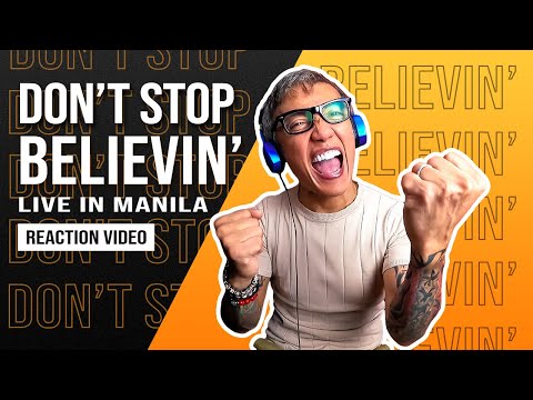 DON'T STOP BELIEVING Live in Manila 2009 - ARNEL PINEDA (Reaction Video)