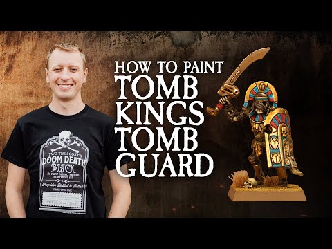 How to paint Warhammer the Old World Tomb Guard | Duncan Rhodes| Tomb Kings