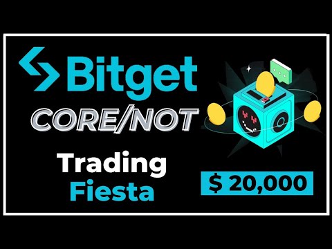 Bitget Trading Fiesta || How To Earn $20,000 Trading CORE  And NOTCOIN #bitget #notcoin #core