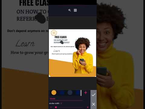 Design a simple flyer for yourself using yours smartphone #viralvideo #howto