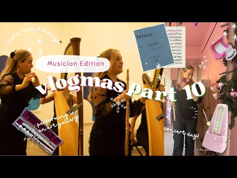 concert vlog 🎶 performing chamber music in an NYC art gallery | katieflute vlogmas 2023 part 10