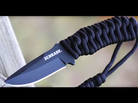 NEW! Paracord Survival Neck Knife - Schrade SCHF46