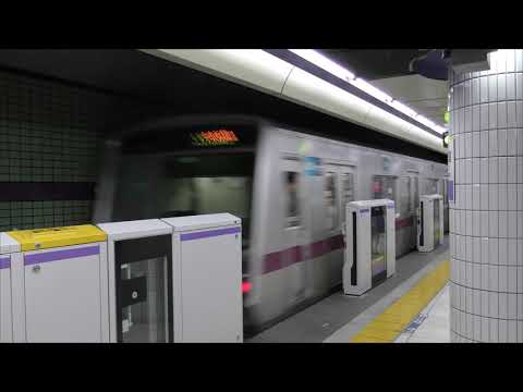 表参道駅にホームドア設置（稼働前）半蔵門線 東京メトロ 4k