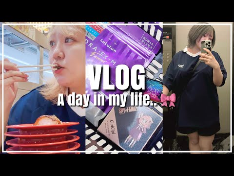 【VLOG】かっぱ寿司食べてcipicipiアーニャコラボ買って髪の毛染めた日。【A Day in My Life】