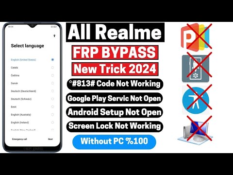 All Realme Frp Bypass 2024✅Screen Lock Not Working✅Android 11/12/13 Google Account Bypass Without PC