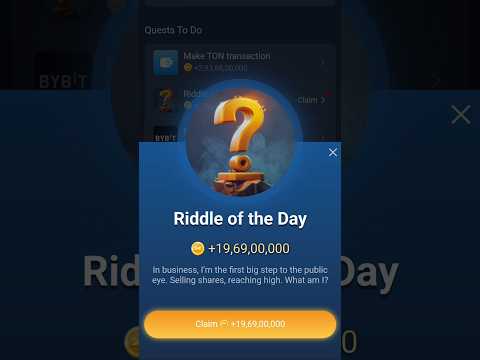 X Empire  Daily Investment Funds | Musk Empire Riddle of the Day