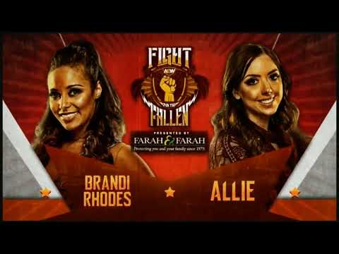 AEW Fight for the Fallen 2019 Match Card