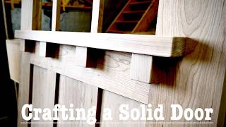 How I build a Solid Wood Entry Door