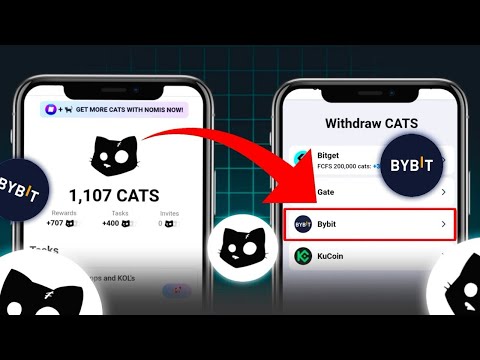 How to withdraw CATS Airdrop ($CATS) Token to ByBit | Binance | OKX | BitGet