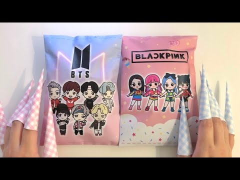 ☁️Tutorial☁️ 방탄소년단, 블랙핑크 블라인드백✨BTS, BLACKPINK Blindbag✨ASMR Aesthetic Satisfying💗