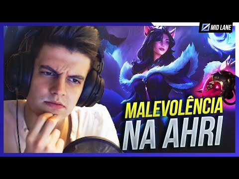 AHRI ficou MAIS FORTE?! Malevolência reduzindo MUITO o cooldown da ult! 🦊