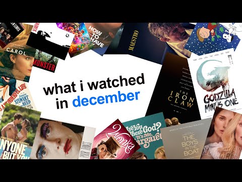 what i watched in december