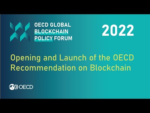 Launch of the OECD Recommendation on Blockchain and other Distributed Ledger Technologies