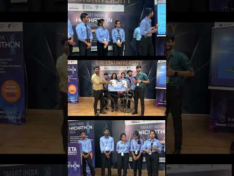 Smart India Hackathon 2024 | Internal hackathon at Geeta university #Shorts #Hackathon #SIH