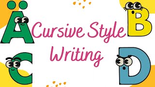 🍎Cursive Style Writing for Preschool | 💃 Small Alphabets in Cursive | Alphabets in Cursive Letters🏠