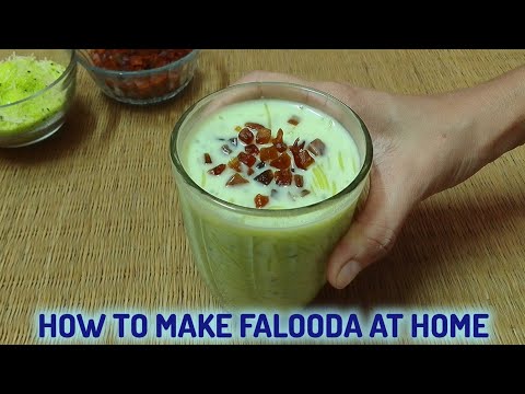 घर पर फालूदा कैसे बनाएं? How to make Falooda at Home with Falooda Mix l Yummy Food with Puja