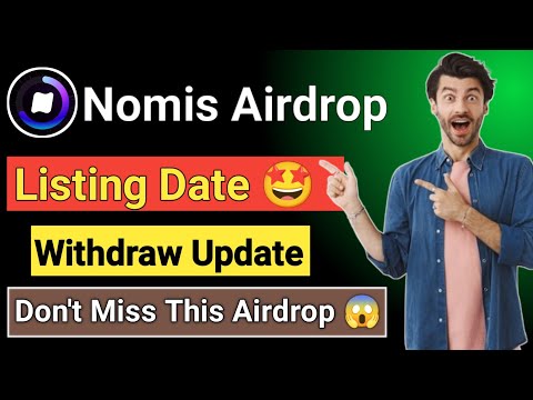 Nomis Airdrop listing date || Nomis airdrop new update || Nomis airdrop wallet connect