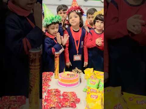 Play Group kid's Happy birthday party in Classroom 2024, #kids #happybirthday #students