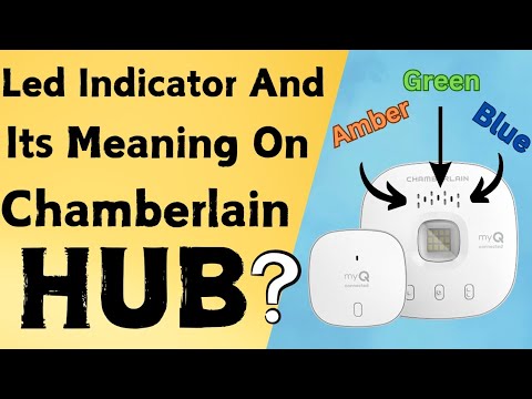 Chamberlain Myq Smart Garage Control Hub Indicator Light Status And Its Meaning | Devicessetup