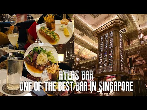 Atlas bar - Bar with best deco in Singapore | 新加坡最美的酒吧 #bar  #anniversary  #celebration