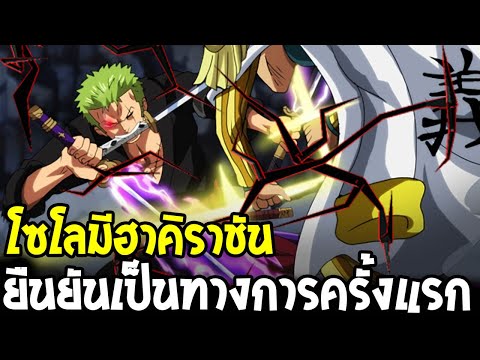 วันพีช - โซโลมีฮาคิราชัน ยืนยันเป็นทางการครั้งแรกว่ามีจริง !! - OverReview