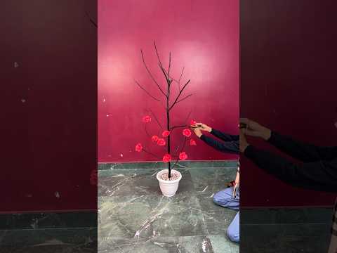 Miniature Decorative Tree Craft #short #reel #viral #trending #youtubeshort #miniaturecraft #diy