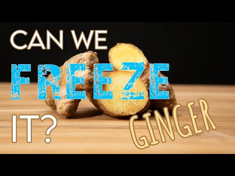 TIPS on FREEZING GINGER