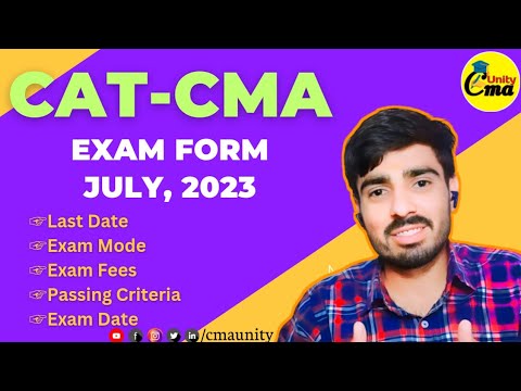 CAT-CMA Exam Form July,2023 "CAT-CMA Course" ||Professional Ankit|| #cma #cmaunity #cmaexams #icmai