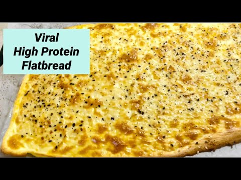 2 INGREDIENT HIGH PROTEIN FLATBREAD | Low Carb I Keto and Gluten Free