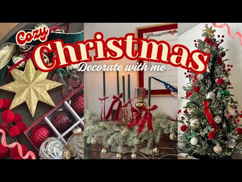 🎄CLASSIC CHRISTMAS DECORATE WITH ME 2024 | Christmas decor 2024 | Christmas Tree #Christmas2024