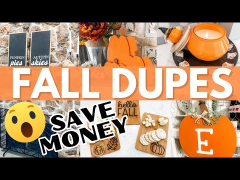 🍁SAVE OVER $200 with these FALL DIY DUPES! (Kirklands, Pottery Barn, & William Sonoma budget decor)