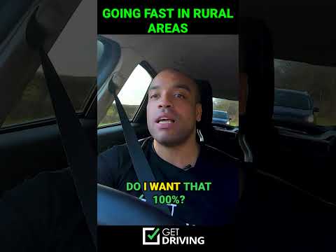 Why you shouldn't go fast on rural roads | #driving #drivingtips #drivinglessons #shorts