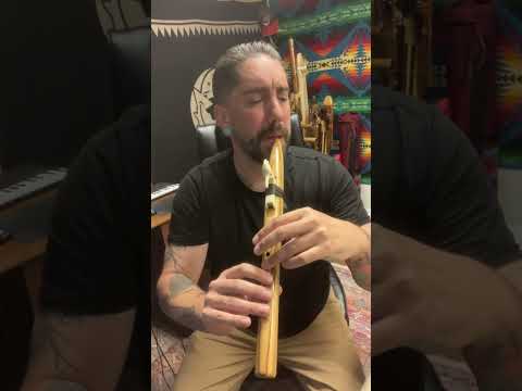 Native American Style Flute in B made by Rising Moon Flutes