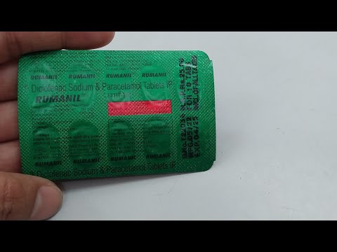 Rumanil tablets use // diclofenac and paracetamol tablets// full detail in hindi