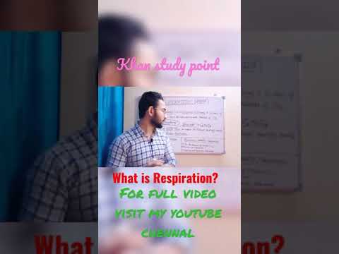 What is Respiration ? | Cellular Respiration | Cbse class 10 biology | By Fraz Khan #shorts