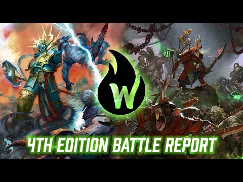 Skaven vs. Stormcast Dragons: Age of Sigmar 4th Edition Battle Report (Warpfire)