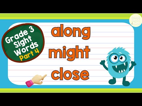 Sight Words - Grade 3 Level 4 | Practice Reading | Basic English Words | Learn How to Read | Reading