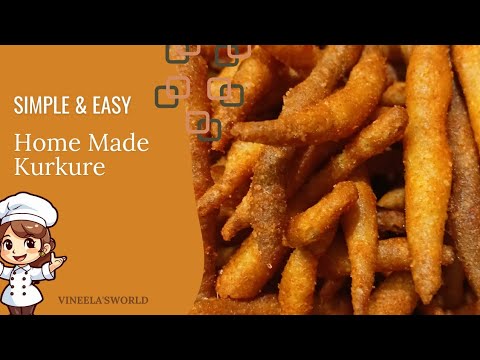 Simple and Easy Home Made Kurkure Snack||No Maida||#trending #snacks #ytvideo  #food #healthyrecipe