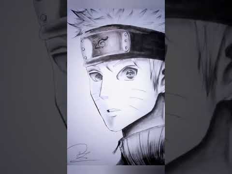 sketch of naruto  #art paradise #shorts