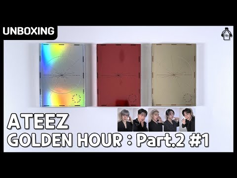 ATEEZ 'GOLDEN HOUR : Part.2' Standard Version + CU POB #Unboxing (15/11/2024)