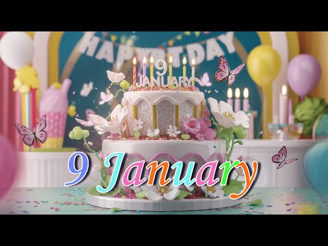 9 January Happy birthday to you songs   #Happybirthday #Happybirthdaytoyou