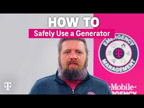 How to Use a Generator Safely | Top Tips You Need to Know | T-Mobile