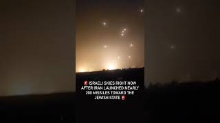 IRAN ATTACKED ISRAEL WITH NEARLY 200 MISSILES