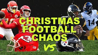 Chiefs vs. Steelers Christmas Football Chaos on Netflix