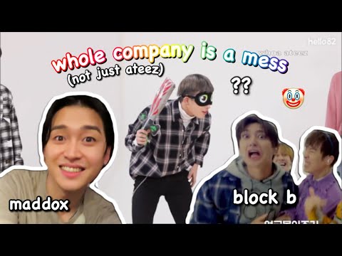 kq artists share one braincell | ateez, block b, maddox etc