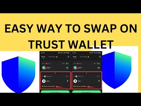 TRUST WALLET SWAP (100% EASY)