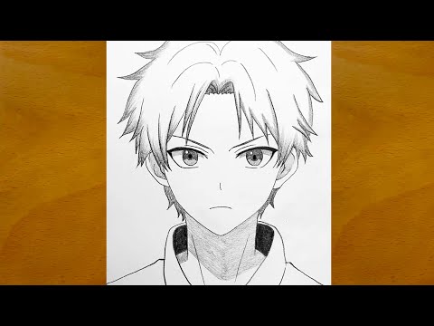 How to Draw an Anime Boy Step by Step || Easy Anime Drawing Tutorial || Anime Sketch for Beginners