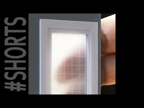 DIY Miniature Foggy Window｜微缩雾化玻璃窗